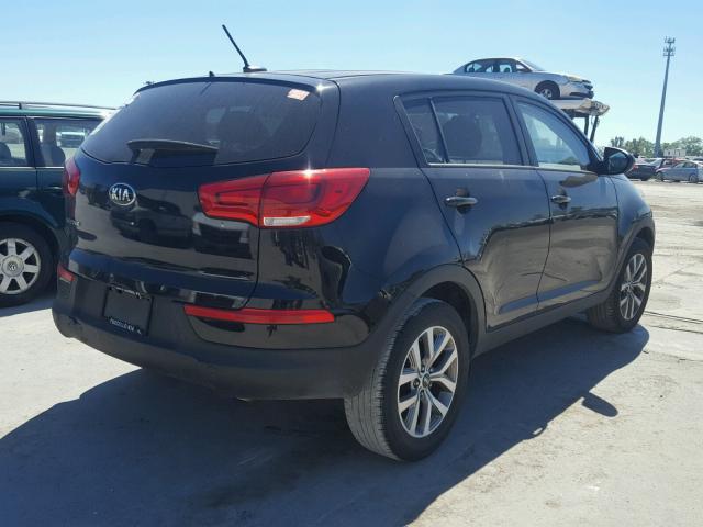 KNDPB3AC6G7795687 - 2016 KIA SPORTAGE L BLACK photo 4