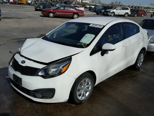 KNADM4A35D6226072 - 2013 KIA RIO LX Սպիտակ լուսանկար 2