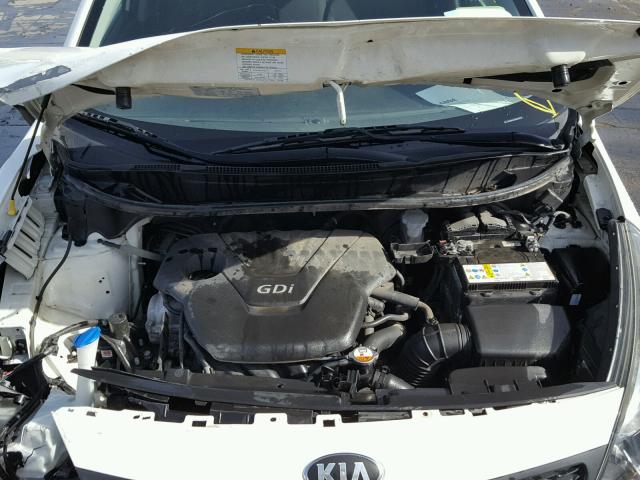 KNADM4A35D6226072 - 2013 KIA RIO LX Սպիտակ լուսանկար 7