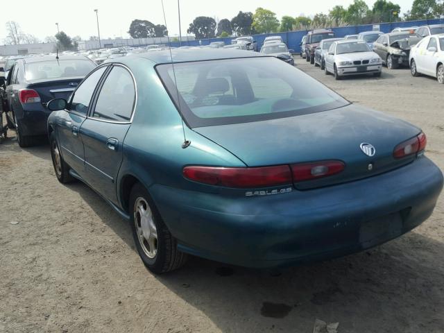 1MELM50U3VA639457 - 1997 MERCURY SABLE GS GREEN photo 3