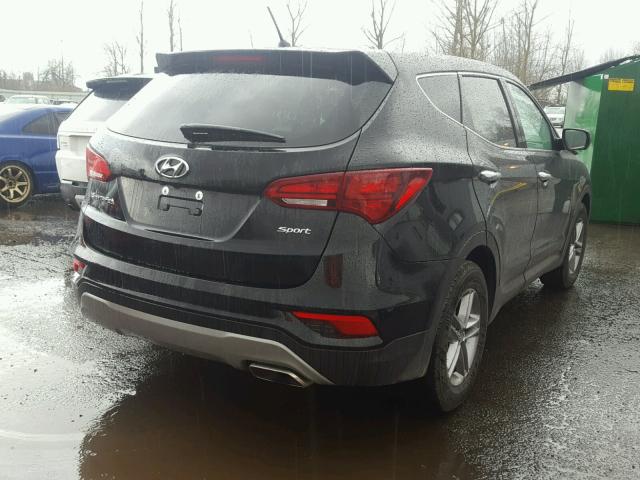 5NMZT3LB5JH078577 - 2018 HYUNDAI SANTA FE S BLACK photo 4