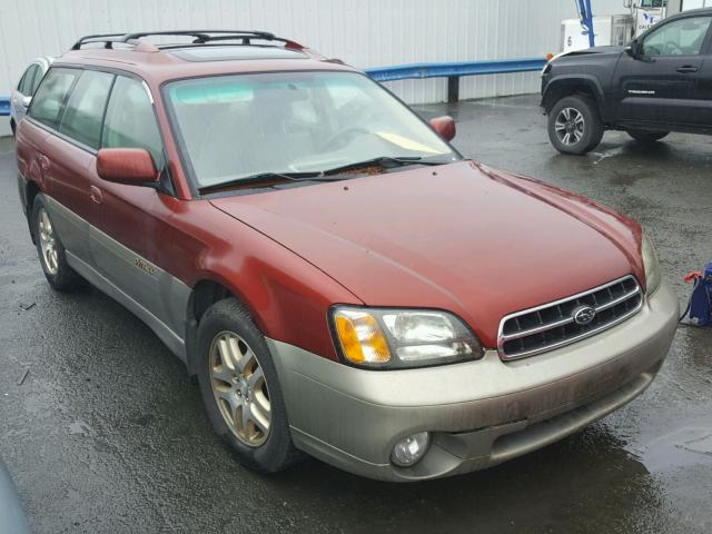 4S3BH686627603946 - 2002 SUBARU LEGACY OUT RED photo 1