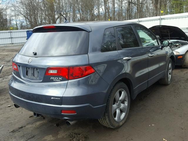 5J8TB18257A006448 - 2007 ACURA RDX GRAY photo 4