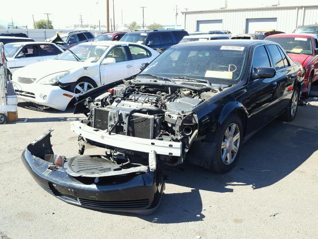 1G6KD54Y82U225677 - 2002 CADILLAC DEVILLE BLACK photo 2