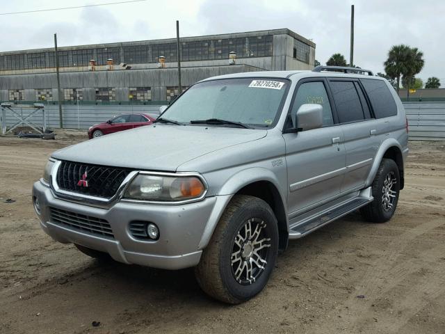 JA4LS41R01P033160 - 2001 MITSUBISHI MONTERO SP SILVER photo 2