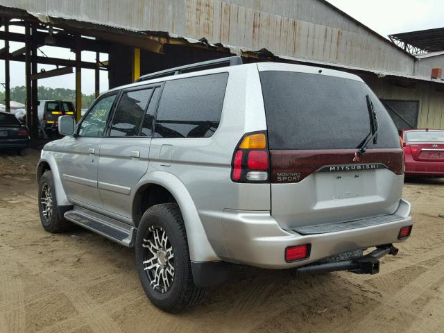 JA4LS41R01P033160 - 2001 MITSUBISHI MONTERO SP SILVER photo 3