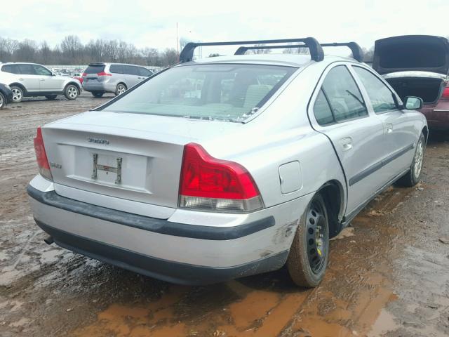 YV1RS61T042334935 - 2004 VOLVO S60 SILVER photo 4