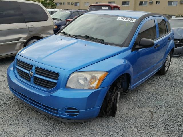 1B3HB28B58D571326 - 2008 DODGE CALIBER BLUE photo 2