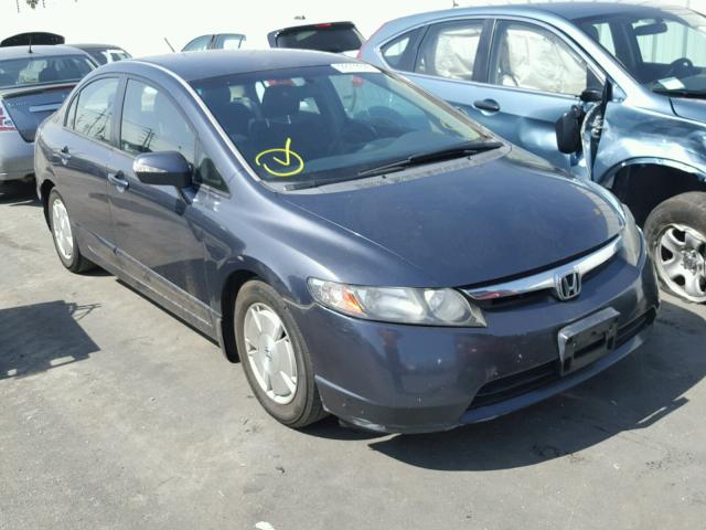 JHMFA36266S024526 - 2006 HONDA CIVIC HYBR BLUE photo 1