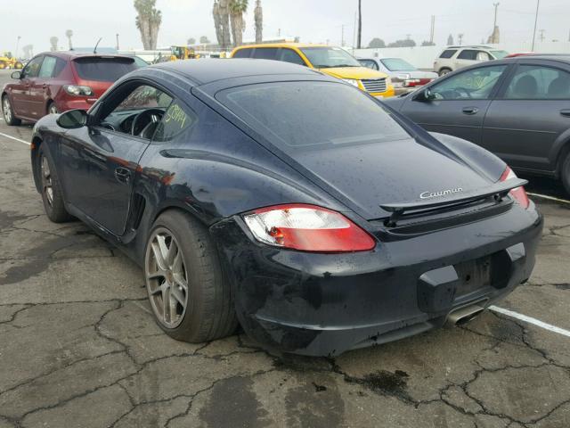 WP0AA29818U762554 - 2008 PORSCHE CAYMAN S BLACK photo 3