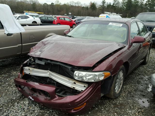 1G4HP52K65U200113 - 2005 BUICK LESABRE CU BURGUNDY photo 2