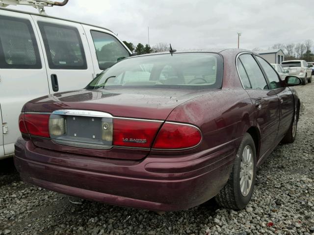 1G4HP52K65U200113 - 2005 BUICK LESABRE CU BURGUNDY photo 4