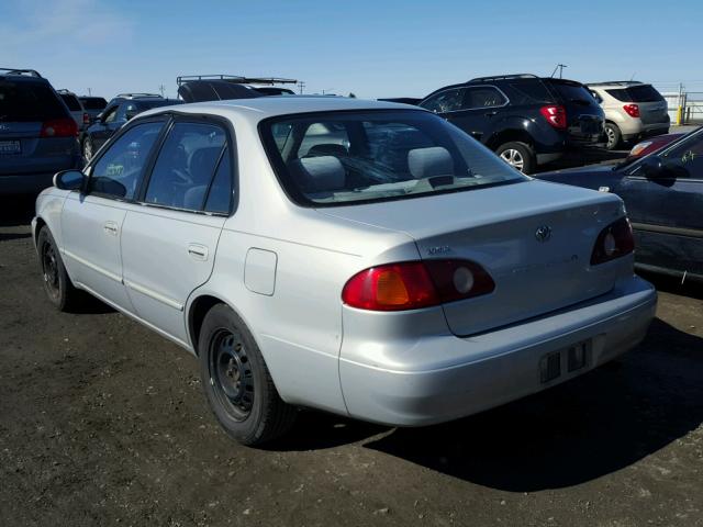 1NXBR12E01Z543741 - 2001 TOYOTA COROLLA CE WHITE photo 3