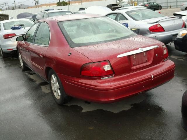 1MEFM55S8YA624333 - 2000 MERCURY SABLE LS P RED photo 3