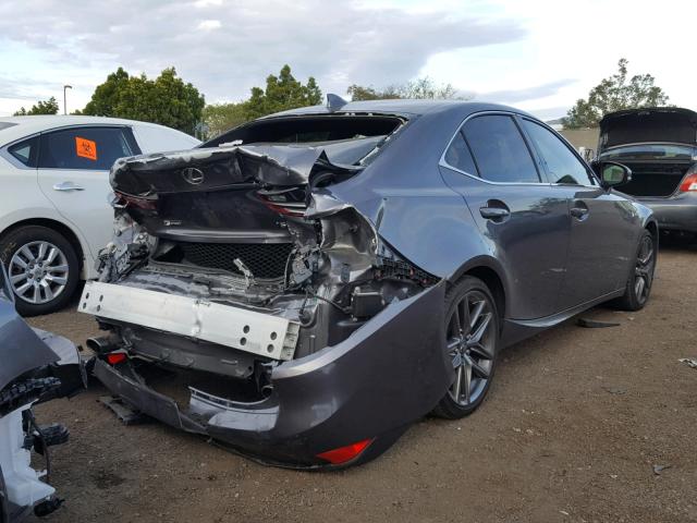 JTHBA1D27G5024847 - 2016 LEXUS IS 200T GRAY photo 4