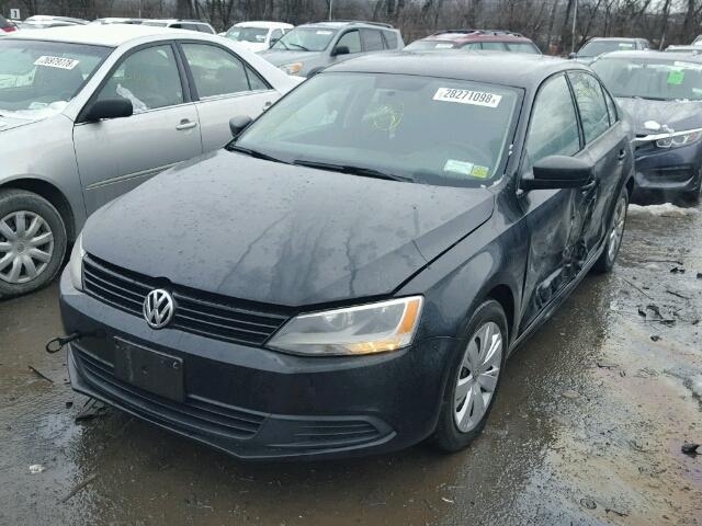 3VW2K7AJ5CM334977 - 2012 VOLKSWAGEN JETTA BASE შავი ფოტო 2
