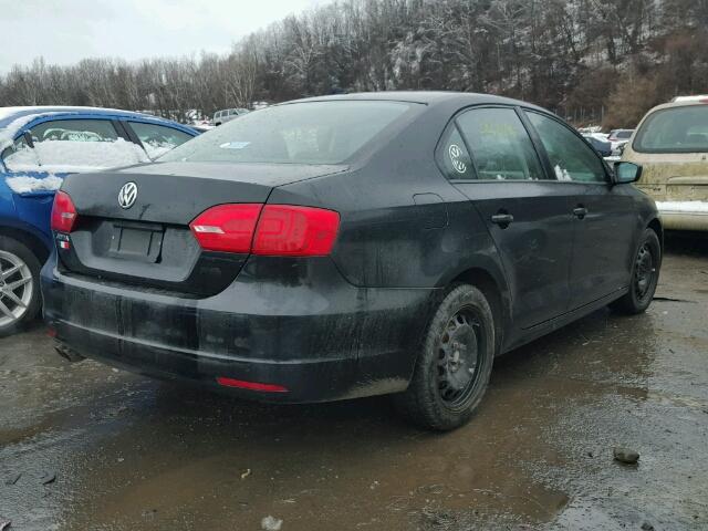 3VW2K7AJ5CM334977 - 2012 VOLKSWAGEN JETTA BASE შავი ფოტო 4