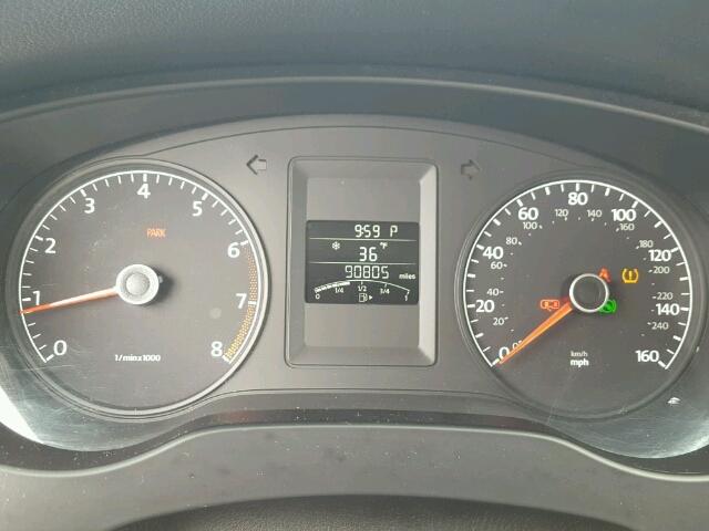 3VW2K7AJ5CM334977 - 2012 VOLKSWAGEN JETTA BASE შავი ფოტო 8