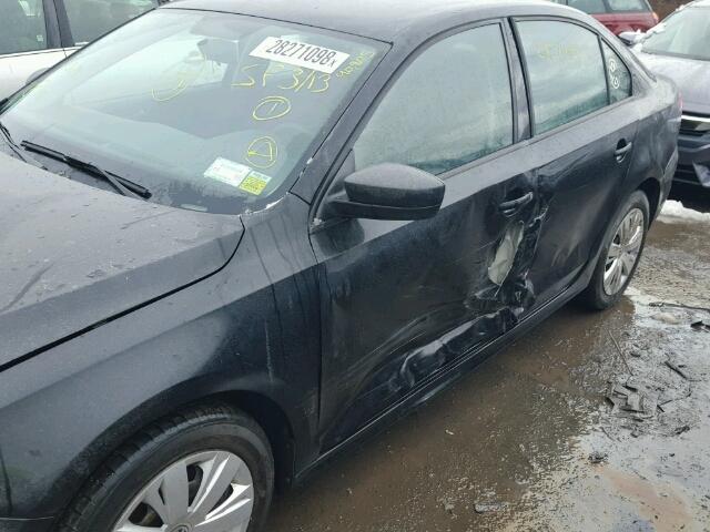 3VW2K7AJ5CM334977 - 2012 VOLKSWAGEN JETTA BASE შავი ფოტო 9