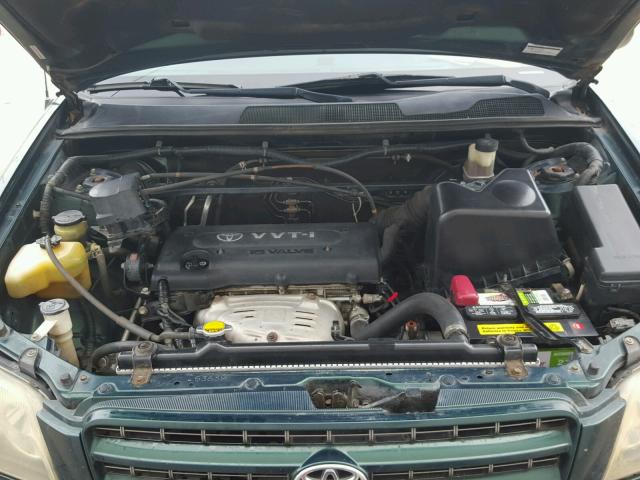 JTEGD21A130058432 - 2003 TOYOTA HIGHLANDER GREEN photo 7