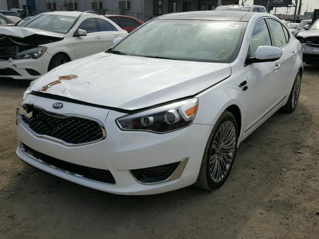 KNALN4D75F5195681 - 2015 KIA CADENZA PR WHITE photo 2