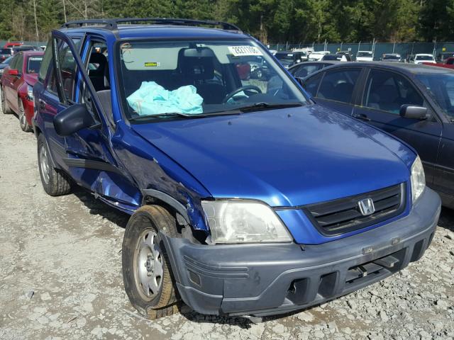 JHLRD18461C039154 - 2001 HONDA CR-V LX BLUE photo 1