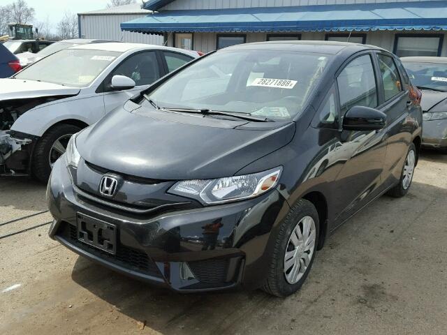 JHMGK5H5XGX014039 - 2016 HONDA FIT LX BLACK photo 2