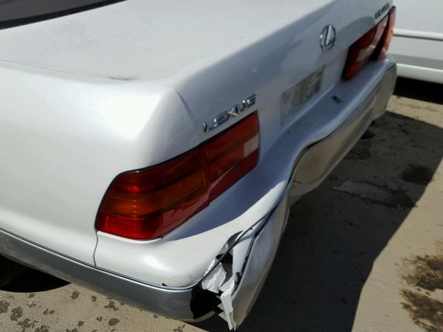 JT8BH22F2T0037908 - 1996 LEXUS LS 400 WHITE photo 9