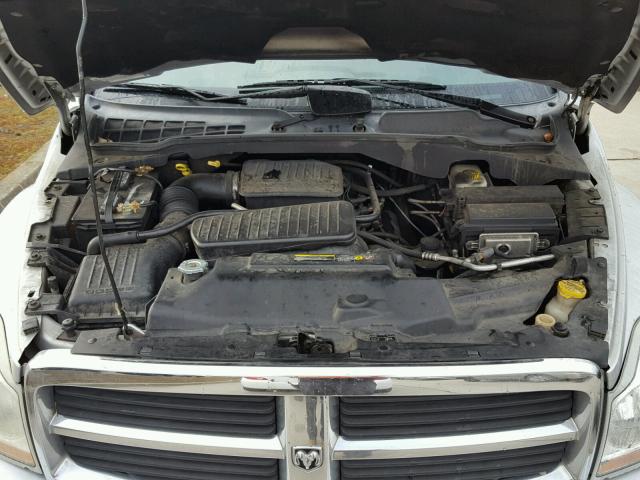 1D4HB48N74F161620 - 2004 DODGE DURANGO SL SILVER photo 7