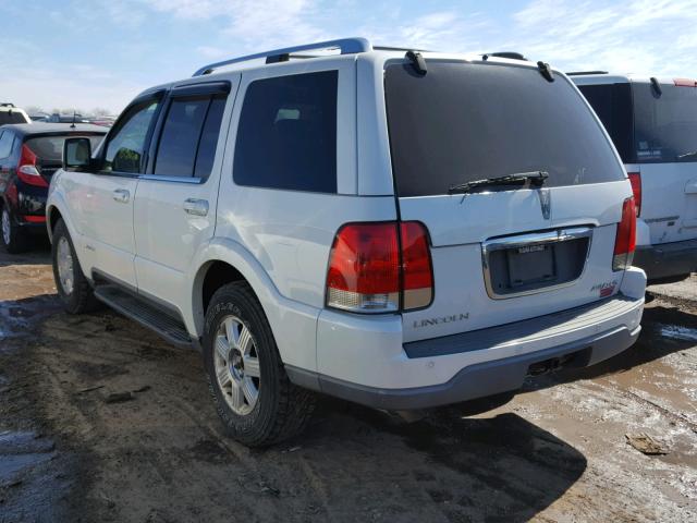 5LMEU78H63ZJ15594 - 2003 LINCOLN AVIATOR 白色 照片 3
