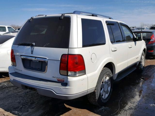 5LMEU78H63ZJ15594 - 2003 LINCOLN AVIATOR 白色 照片 4