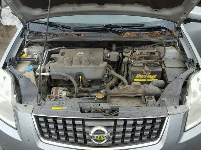 3N1AB61E27L620361 - 2007 NISSAN SENTRA 2.0 GRAY photo 7