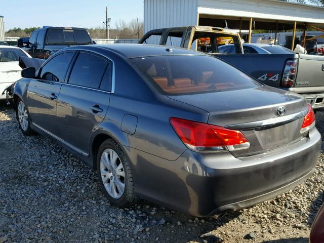 4T1BK3DB1CU445579 - 2012 TOYOTA AVALON BAS BLACK photo 3