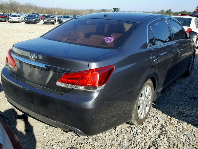 4T1BK3DB1CU445579 - 2012 TOYOTA AVALON BAS BLACK photo 4