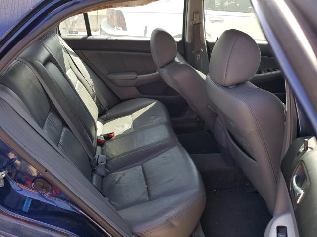 1HGCM56895A072412 - 2005 HONDA ACCORD EX BLUE photo 6