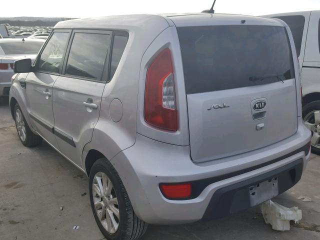 KNDJT2A67C7392884 - 2012 KIA SOUL + SILVER photo 3