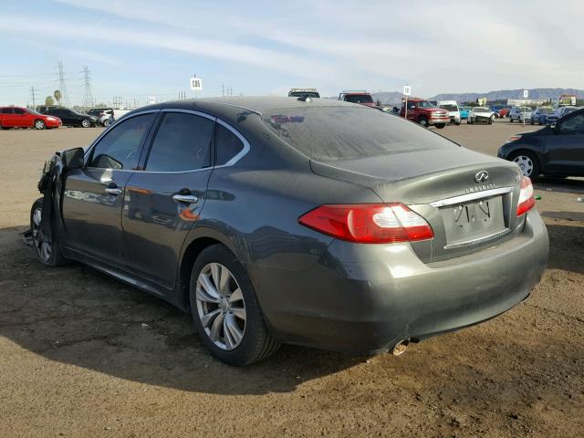 JN1BY1AP3CM334400 - 2012 INFINITI M37 GRAY photo 3