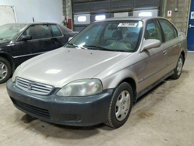 1HGEJ8544YL021975 - 2000 HONDA CIVIC EX 米色 照片 2