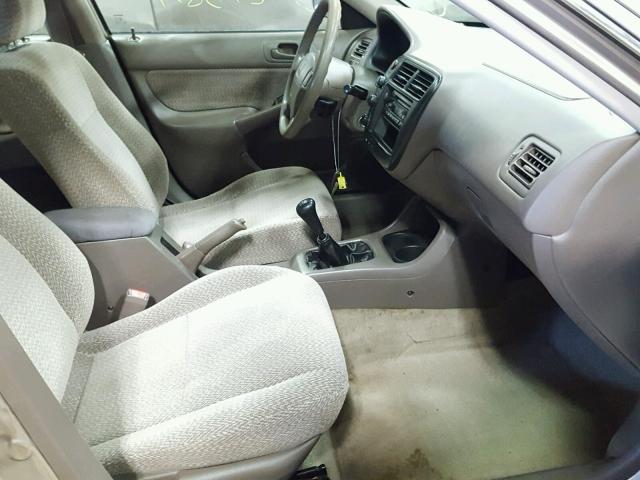 1HGEJ8544YL021975 - 2000 HONDA CIVIC EX 米色 照片 5