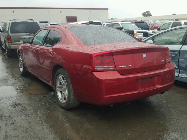 2B3KA53H76H142212 - 2006 DODGE CHARGER R/ RED photo 3