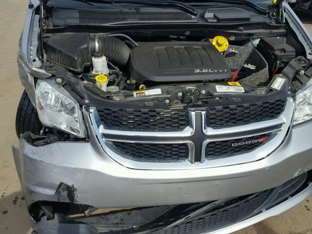 2C4RDGBG0FR584266 - 2015 DODGE GRAND CARA SILVER photo 7