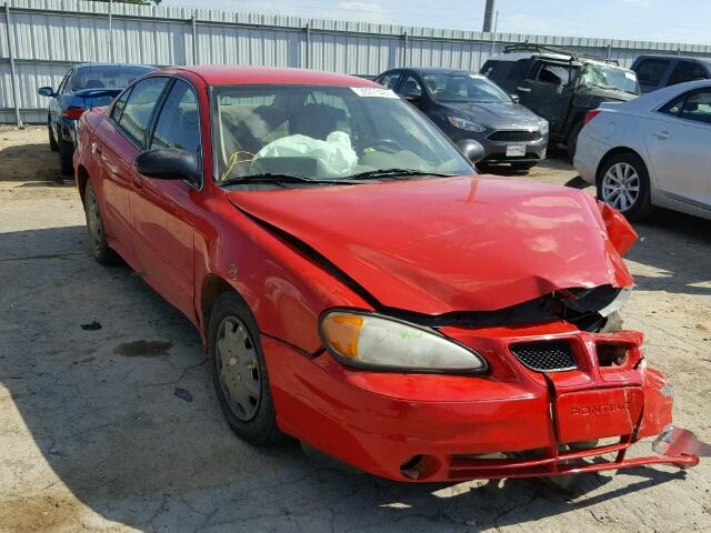 1G2NE52F54M518419 - 2004 PONTIAC GRAND AM S RED photo 1