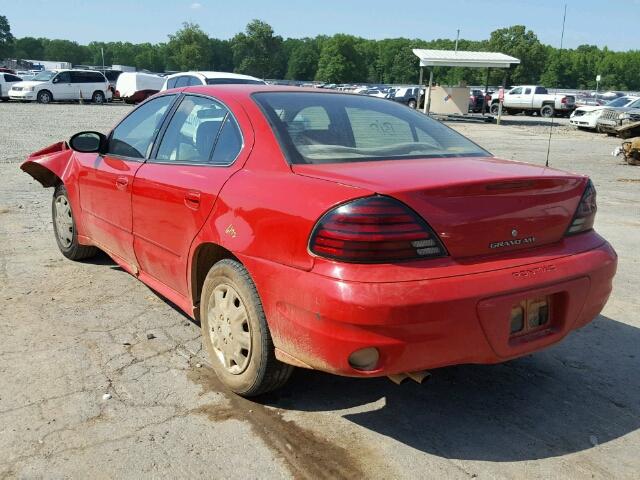 1G2NE52F54M518419 - 2004 PONTIAC GRAND AM S RED photo 3