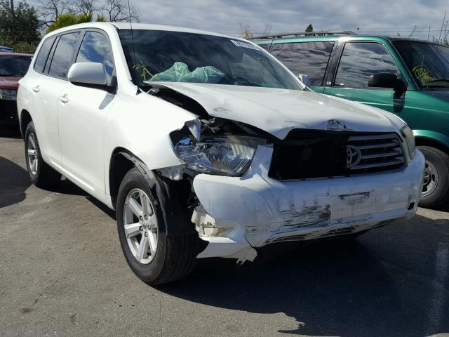 JTEDS41A882014234 - 2008 TOYOTA HIGHLANDER WHITE photo 1