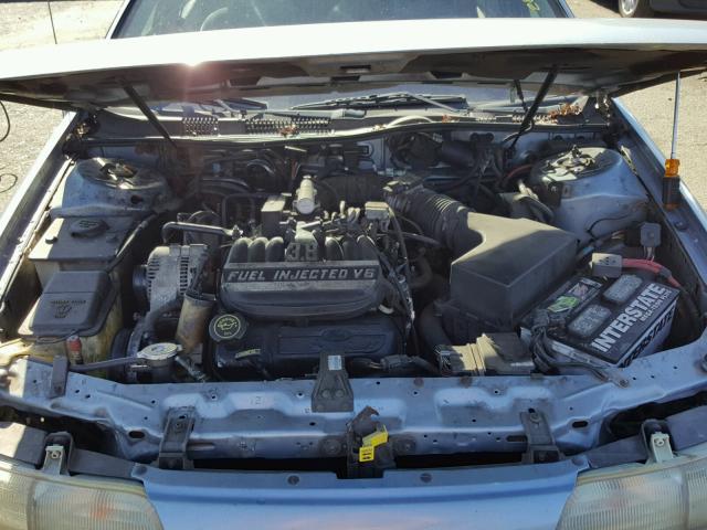 1FACP524XNG137229 - 1992 FORD TAURUS GL BLUE photo 7