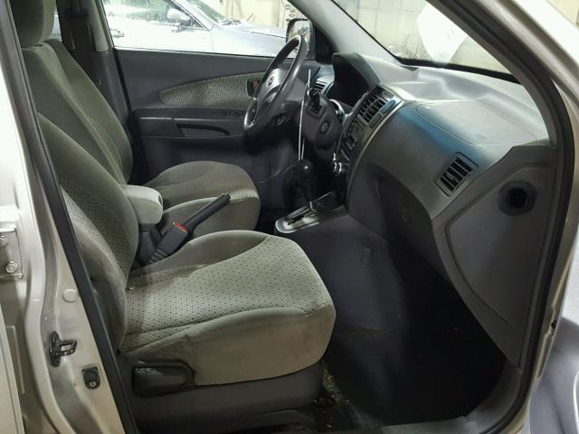 KM8JN12D05U054146 - 2005 HYUNDAI TUCSON GLS SILVER photo 5