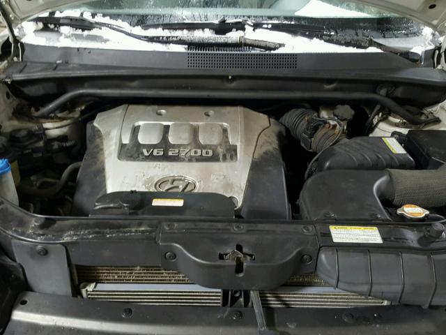 KM8JN12D05U054146 - 2005 HYUNDAI TUCSON GLS SILVER photo 7