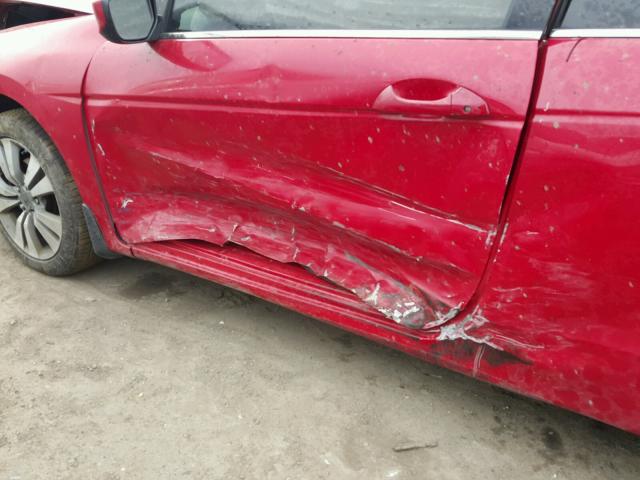 1HGCS117X8A024371 - 2008 HONDA ACCORD EX RED photo 10