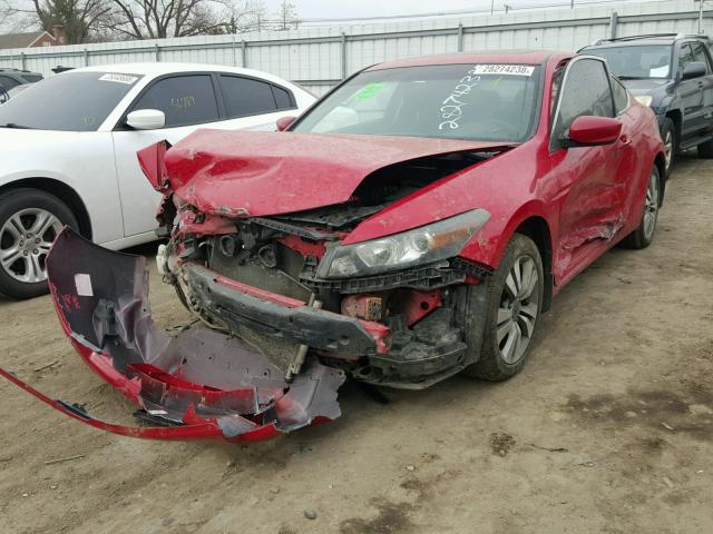 1HGCS117X8A024371 - 2008 HONDA ACCORD EX RED photo 2