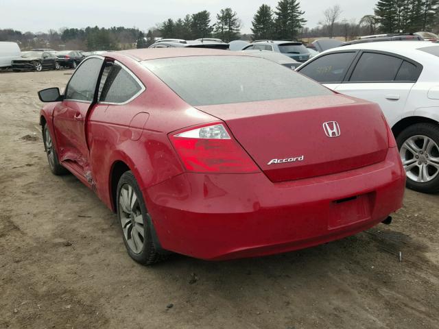 1HGCS117X8A024371 - 2008 HONDA ACCORD EX RED photo 3